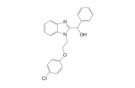 1H-1,3-Benzimidazole-2-methanol, 1-[2-(4-chlorophenoxy)ethyl]-.alpha.-phenyl-