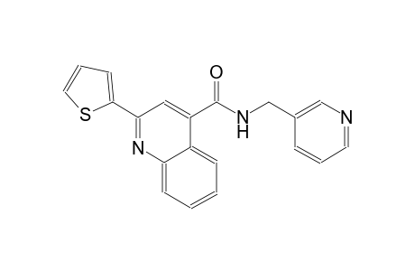 4-quinolinecarboxamide, N-(3-pyridinylmethyl)-2-(2-thienyl)-