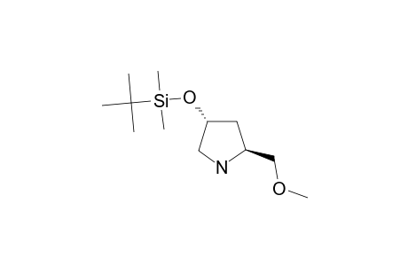 (2S,4R)-4-[[1-(TERT.-BUTYL)-1,1-DIMETHYLSILYL]-OXY]-2-METHOXYMETHYL-PYRROLIDIN