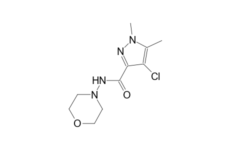 4-chloro-1,5-dimethyl-N-(4-morpholinyl)-1H-pyrazole-3-carboxamide