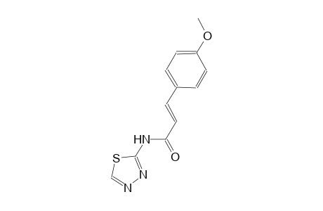 (2E)-3-(4-methoxyphenyl)-N-(1,3,4-thiadiazol-2-yl)-2-propenamide