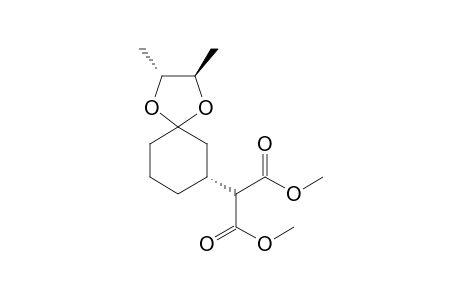 (R)-2-(2,3-Dimethyl-1,4-dioxaspiro[4,5]dec-7-yl)dimethylmalonate