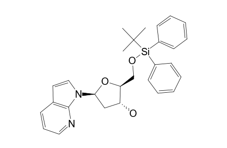 1-{2-DEOXY-5-O-[(1,1-DIMETHYLETHYL)-DIPHENYLSILYL]-BETA-D-ERYTHRO-PENTOFURANOSYL}-1H-PYRROLO-[2,3-B]-PYRIDINE