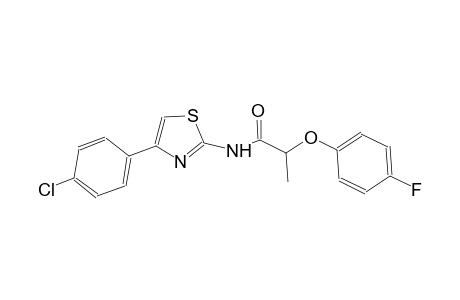 N-[4-(4-chlorophenyl)-1,3-thiazol-2-yl]-2-(4-fluorophenoxy)propanamide