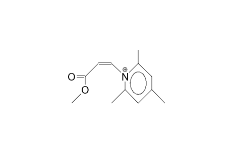 ([Z]-2-Methoxycarbonyl-vinyl)-(2,4,6-trimethyl-pyrimidinium) cation