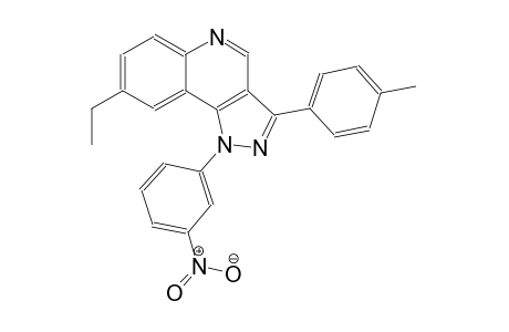 8-ethyl-3-(4-methylphenyl)-1-(3-nitrophenyl)-1H-pyrazolo[4,3-c]quinoline