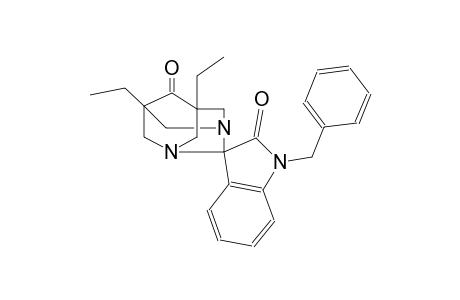(5s,7s)-1'-benzyl-5,7-diethyl-1,3-diazaspiro[adamantane-2,3'-indoline]-2',6-dione