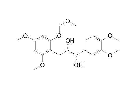 (1S,2S)-3-[2,4-dimethoxy-6-(methoxymethoxy)phenyl]-1-(3,4-dimethoxyphenyl)propane-1,2-diol