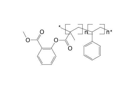 Poly(methyl 2-methacryloyloxybenzoate-co-styrene)