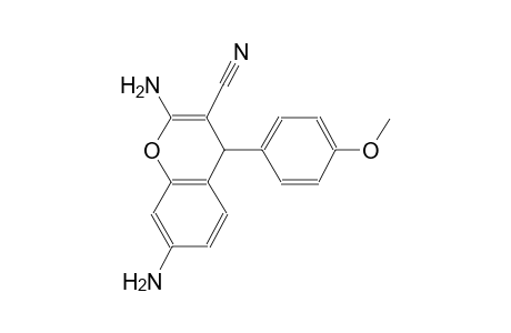 2,7-bis(azanyl)-4-(4-methoxyphenyl)-4H-chromene-3-carbonitrile