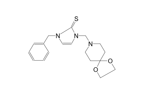 1-benzyl-3-(1,4-dioxa-8-azaspiro[4.5]dec-8-ylmethyl)-1,3-dihydro-2H-imidazole-2-thione