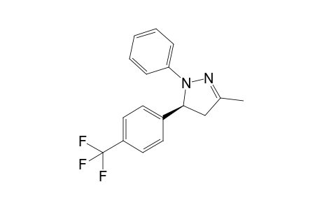 (S)-5-[4-(trifluoromethyl)phenyl]-3-methyl-1-phenyl-4,5-dihydro-1H-pyrazole