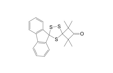 2",2",4",4"-Tetramethyldispiro[fluorene-9,3'-(1,2,40-trithiolanr-5',1"-cyclobutane]-3'-one