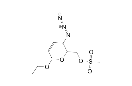 2H-Pyran-2-methanol, 3-azido-6-ethoxy-3,6-dihydro-, methanesulfonate (ester)