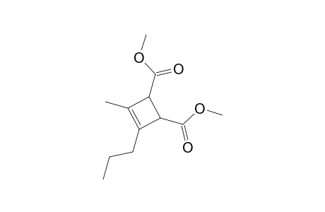 3-Cyclobutene-1,2-dicarboxylic acid, 3-methyl-4-propyl-, dimethyl ester, trans-