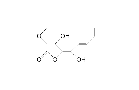 3,5-Dihydroxy-2-methoxy-8-methyl-6(E)-nonene 1,4-lactone