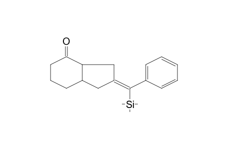 (2E)-2-[phenyl(trimethylsilyl)methylene]-3,3a,5,6,7,7a-hexahydro-1H-inden-4-one