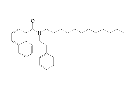 1-Naphthalenecarboxamide, N-(2-phenylethyl)-N-dodecyl-