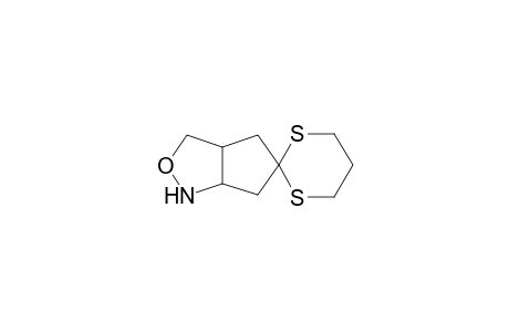 Spiro[1,3-dithiane-2,5'-cyclopent[c]isoxazolidine]