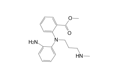 Benzoic acid, 2-[(2-aminophenyl)[3-(methylamino)propyl]amino]-, methyl ester