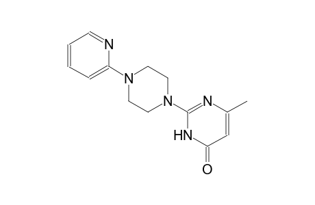 4(3H)-pyrimidinone, 6-methyl-2-[4-(2-pyridinyl)-1-piperazinyl]-