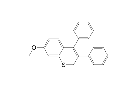 2H-1-Benzothiopyran, 7-methoxy-3,4-diphenyl-