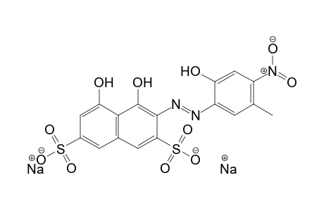 2,7-Naphthalenedisulfonic acid, 4,5-dihydroxy-3-[(2-hydroxy-5-methyl-4-nitrophenyl)azo]-, disodium salt