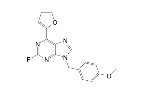 2-Fluoro-6-furan-2-yl-9-(4-methoxy-benzyl)-9H-purine
