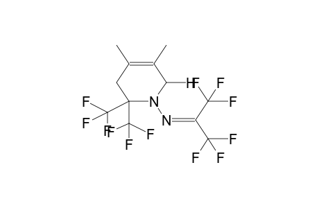 4,5-DIMETHYL-1,2,3,6-TETRAHYDRO-2,2-BIS(TRIFLUOROMETHYL)-1-[2,2,2-TRIFLUORO-1-TRIFLUOROMETHYL(ETHYLIDENAMINO)]PYRIDINE