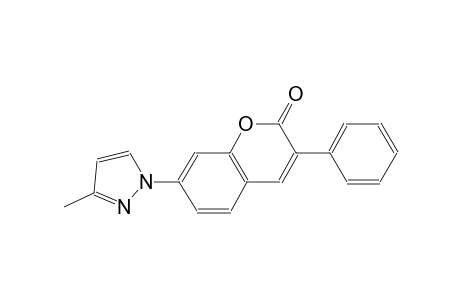 7-(3-Methyl-1H-pyrazol-1-yl)-3-phenyl-2H-chromen-2-one