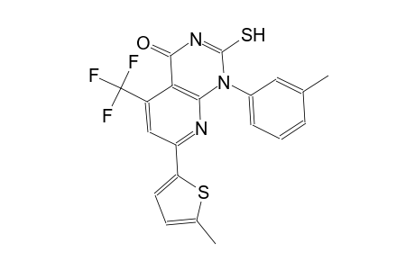 pyrido[2,3-d]pyrimidin-4(1H)-one, 2-mercapto-1-(3-methylphenyl)-7-(5-methyl-2-thienyl)-5-(trifluoromethyl)-