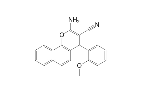 2-Amino-4-(2-methoxyphenyl)-4H-benzo[h]chromene-3-carbonitrile