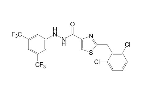 2-(2,6-DICHLOROBENZYL)-4-THIAZOLECARBOXYLIC ACID, 2-(alpha,alpha,alpha,alpha',alpha',alpha'-HEXAFLUORO-3,5-XYLYL)HYDRAZIDE