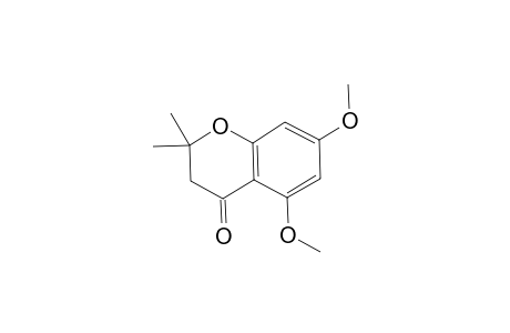 4H-1-Benzopyran-4-one, 2,3-dihydro-5,7-dimethoxy-2,2-dimethyl-