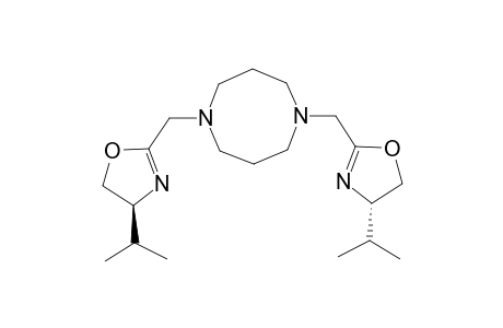 (4S)-4-isopropyl-2-[[5-[[(4S)-4-isopropyl-2-oxazolin-2-yl]methyl]-1,5-diazocan-1-yl]methyl]-2-oxazoline
