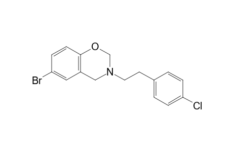 6-Bromanyl-3-[2-(4-chlorophenyl)ethyl]-2,4-dihydro-1,3-benzoxazine