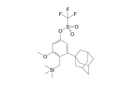 3-(adamantan-1-yl)-5-methoxy-4-((trimethylsilyl)methyl)phenyl trifluoromethanesulfonate