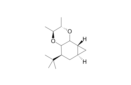 (1R,4S,6S)-4-(1,1-dimethylethyl)bicyclo[4.1.0]heptan-2-one(2S,3S)-2,3-butanediol ketal