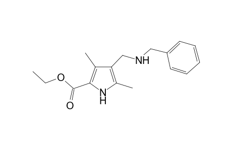 1H-Pyrrole-2-carboxylic acid, 4-(benzylaminomethyl)-3,5-dimethyl-, ethyl ester