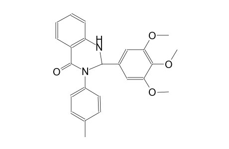 3-(4-methylphenyl)-2-(3,4,5-trimethoxyphenyl)-2,3-dihydro-4(1H)-quinazolinone