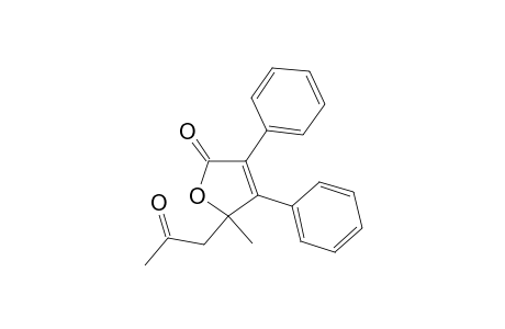4-Acetonyl-4-methyl-2,3-diphenyl-iso-crotonolactone