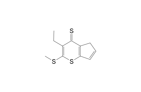 2-(Methylthio)-3-Ethyl-5H-cyclopenta[b]thiopyrane-4-thione