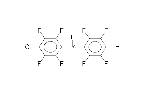 4-CHLORO-4'-HYDRO-PERFLUORO-DIPHENYLMETHYL CATION