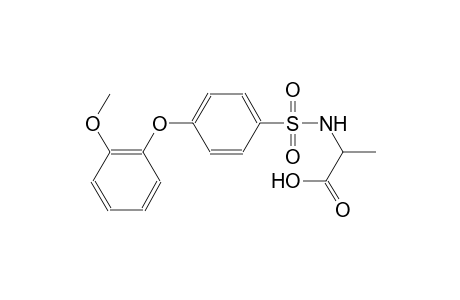 N-{[4-(2-methoxyphenoxy)phenyl]sulfonyl}alanine