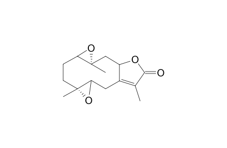 bis[(4,5), (1,10)-Epoxy]-4,10,3'-trimethyl-2'-oxo-2',5'-dihydrofuro[4',5'-7,8]cyclodecane