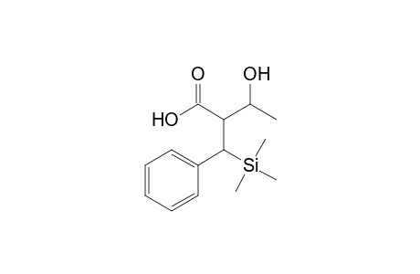 (2RS,3SR)-3-Hydroxy-2-[(RS)-.alpha.-trimethylsilylbenzyl]butanoic acid