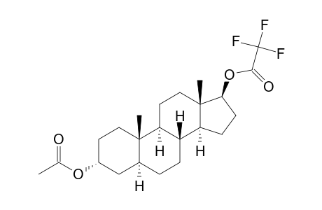Androstane-3,17-diol, 3-acetate 17-(trifluoroacetate), (3.alpha.,5.alpha.,17.beta.)-