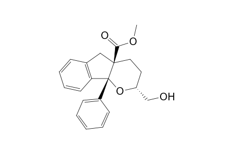 Methyl (2R*/S*,4aR*,9bR*)-2-(Hydroxymethyl)-9b-phenyl-3,4,5,9b-tetrahydroindeno[1,2-b]pyran-4a(2H)-carboxylate