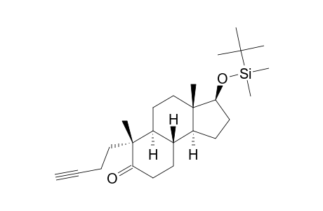 17-.beta.-Hydroxy-4,5-secoandrost-3-yn-5-one tert-Butyldimethylsilyl Ether