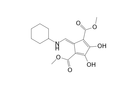 Dimethyl 2,3-dihydroxy-6-(cyclohexylamino)fulvene-1,4-dicarboxylate